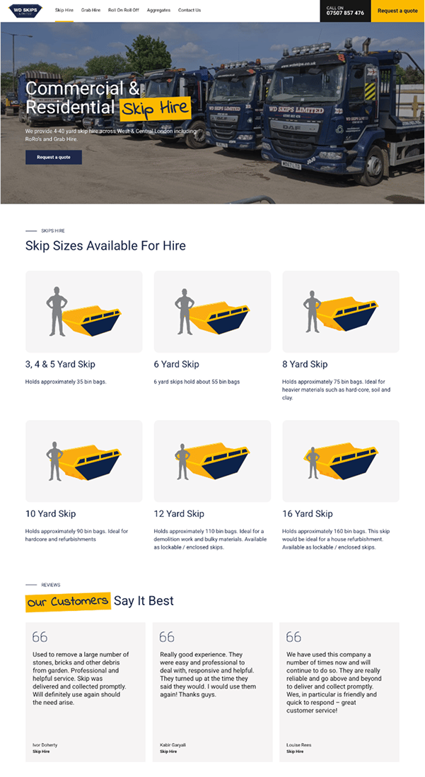 WD Skips - Skip Hire