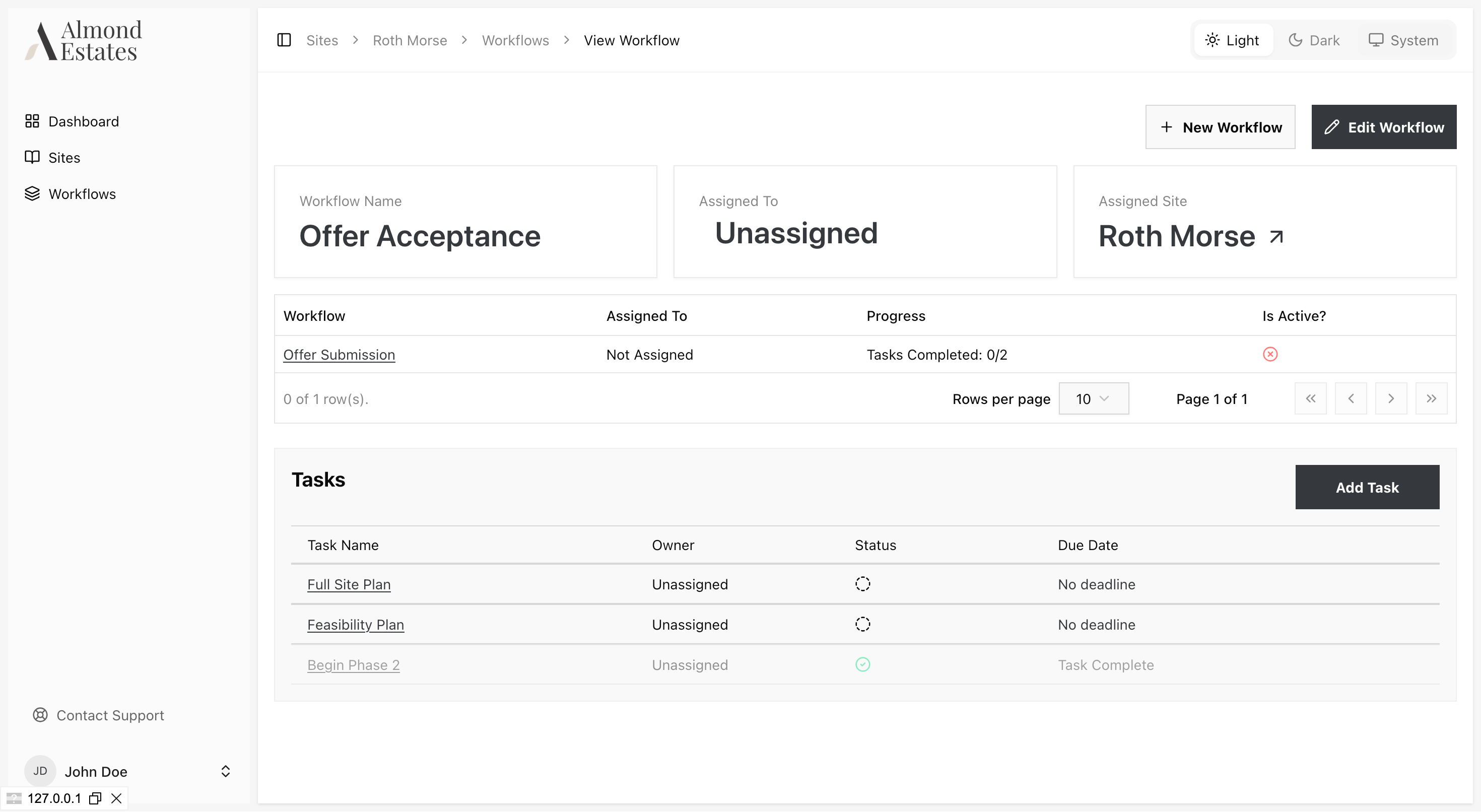 Almond Estates - Custom Business Software