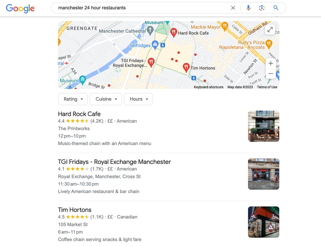 Google Business Profiles